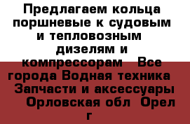 Предлагаем кольца поршневые к судовым и тепловозным  дизелям и компрессорам - Все города Водная техника » Запчасти и аксессуары   . Орловская обл.,Орел г.